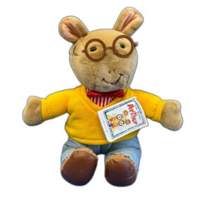 Arthur vintage Plush Toy with Yellow Sweater NWT